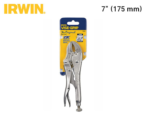 IRWIN VISE-GRIP 702L3 Curved Jaw Locking Pliers with Wire Cutter, 7-Inch (175 mm) 어윈 바이스 그립 락킹 플라이어 (와이어 커터 기능 포함) 7인치