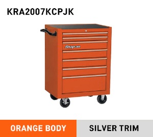 KRA2007KCPJK Roll Cab, 7 Drawers, Electric Orange 스냅온 7단 메케닉 입문용 툴박스 (오렌지)