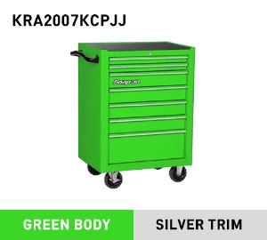 KRA2007KCPJJ Roll Cab, 7 Drawers, Extreme Green 스냅온 7단 메케닉 입문용 툴박스 (그린)
