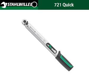 STAHLWILLE 721/5 QUICK (50204005), 721/15 QUICK (50204015), 721/20 QUICK (50204020), 721/30 QUICK (50204030) Torque wrench standard MANOSKOP with fixed ratchet