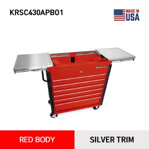 KRSC430APBO1 40&quot; Sliding Lid Eight-Drawer Stainless Lid Shop Cart 스냅온 40인치 슬라이딩 덮개 툴박스 (롤카트)