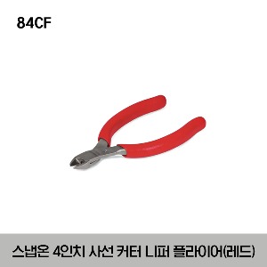 84CF 4&quot; VectorEdge Diagonal Cutter (Red) 스냅온 4인치 사선 커터 니퍼 플라이어 (레드) (120.7mm)