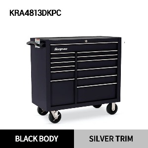 KRA4813DKPC 40&quot; 13-Drawer Double-Bank Heritage Series Roll Cab (Gloss Black) 스냅온 헤리티지 시리즈 40&quot; 더블 뱅크 13도어 툴박스 (블랙)